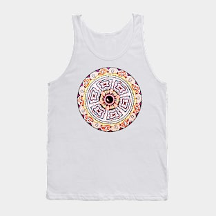 Handmade Colorul mandala drawing art Tank Top